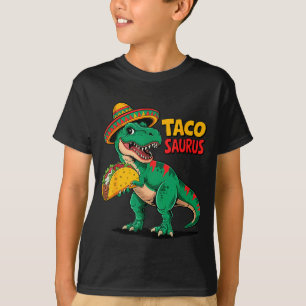 Taco saurus trex cinco de mayo day dinosaur boys T-Shirt