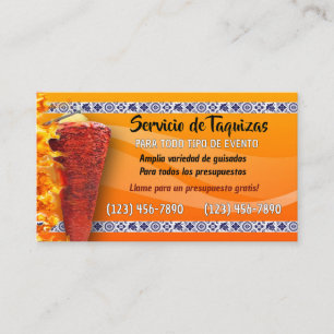 Taco Service Business Card