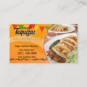 Taco Service Business Cards