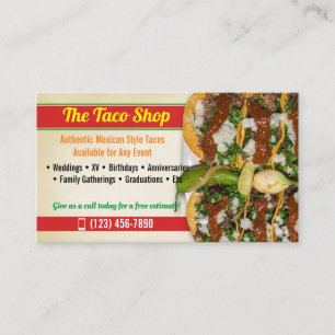 Taco Service Business Cards