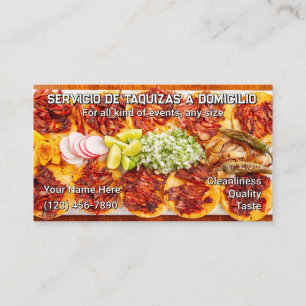 Taco Service Business Cards