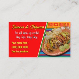 Taco Service Business Cards