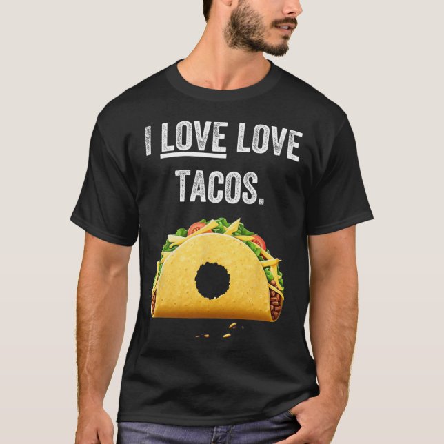 Taco Shirts For Men Funny Cinco De Mayo Mexican Fo (Front)