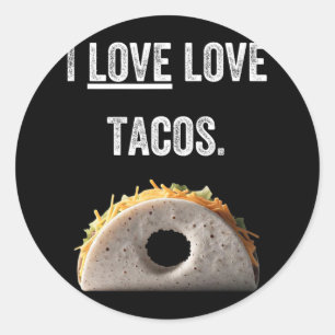Taco Shirts For Men Funny Cinco De Mayo Mexican Fo Classic Round Sticker