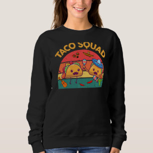 Taco Squad Crew Cinco De Mayo Cute Tacos Kids Tod Sweatshirt