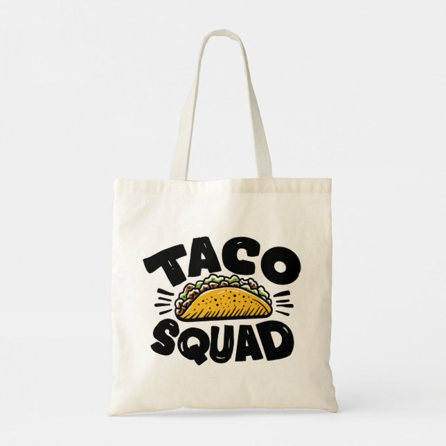 Taco Squad Tote Bag (Back)