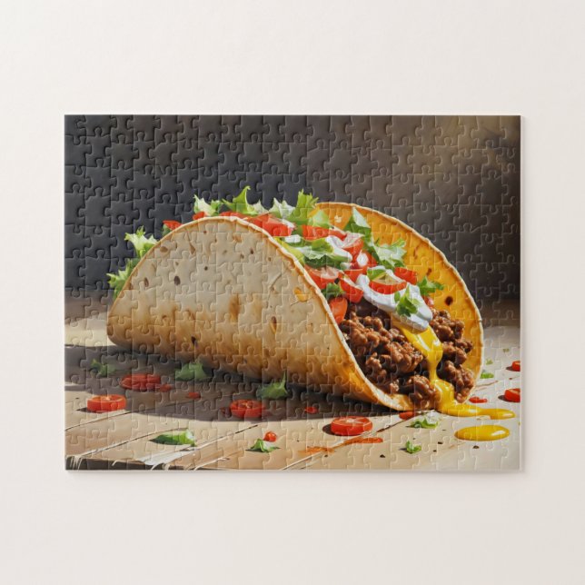 Taco Still Life Jigsaw Puzzle (Horizontal)