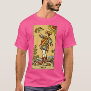 Taco Tarot Card Fortune Teller Occult Reader T-Shirt