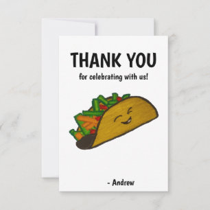 Taco Thank You Card