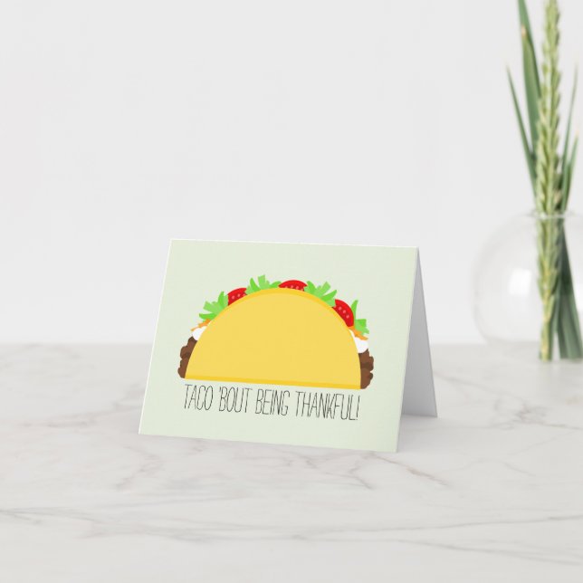 Taco Thank You Card (Front)