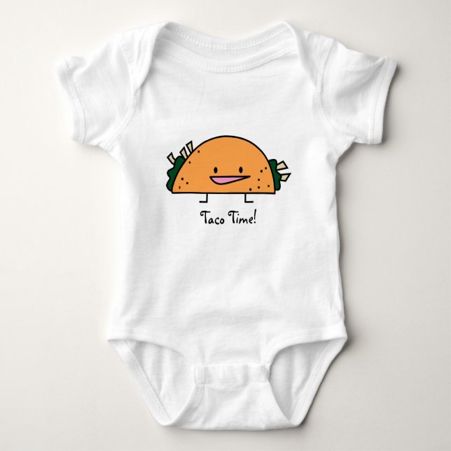 Taco Time! -  Baby bodysuit (Front)