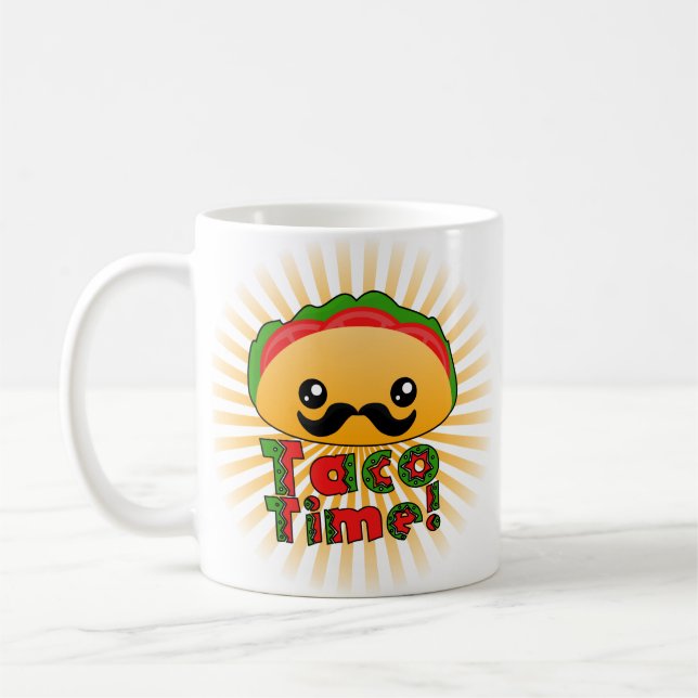 Taco Time Coffee Mug (Left)