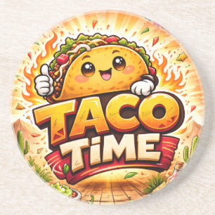 Taco Time - Fiesta Fiasco - Foodie Fiends Coaster