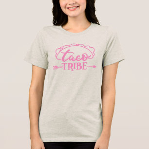 Taco Tribe Quote Bachelorette Party Tri-Blend Shirt