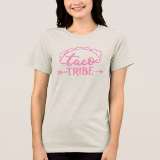 Taco Tribe Quote Bachelorette Party Tri-Blend Shirt