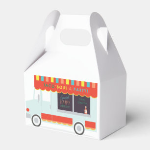 Taco Truck Fiesta Birthday party favor box