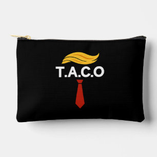Taco Trump Always Chickens Out Accessory Pouch