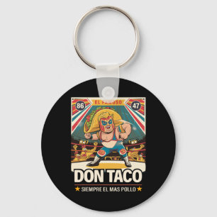 Taco Trump Always Chickens Out Funny Trump Let's G Key Ring