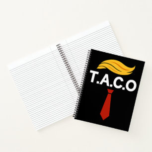 Taco Trump Always Chickens Out Notebook