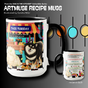 TACO TUESDAY Chow-Lappy Art Muse Recipe Mug