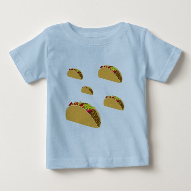 Taco Tuesday Design - Baby Fine Jersey T-Shirt (Front)