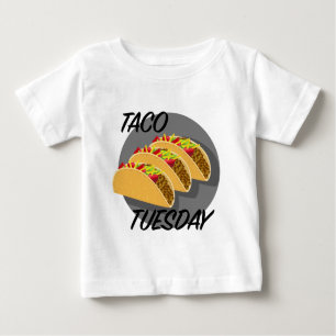 Taco Tuesday Design - Baby Fine Jersey T-Shirt