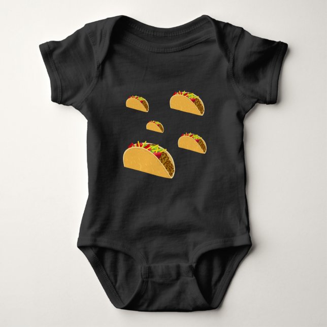 Taco Tuesday Design - Baby Jersey Bodysuit (Front)