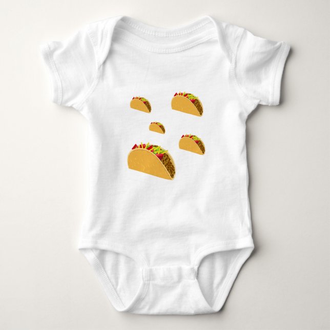 Taco Tuesday Design - Baby Jersey Bodysuit (Front)