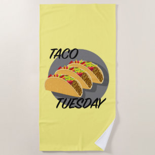 Taco Tuesday Design - Beach Towel