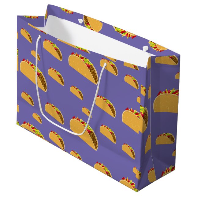 Taco Tuesday Design - Gift Bag - Large (Front Angled)