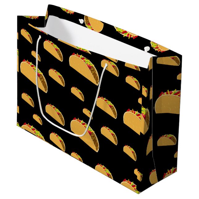 Taco Tuesday Design - Gift Bag - Large (Front Angled)