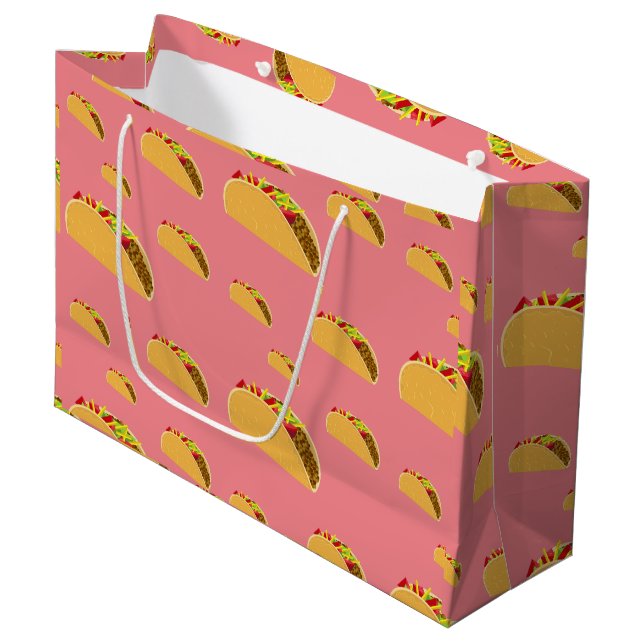 Taco Tuesday Design - Gift Bag - Large (Front Angled)