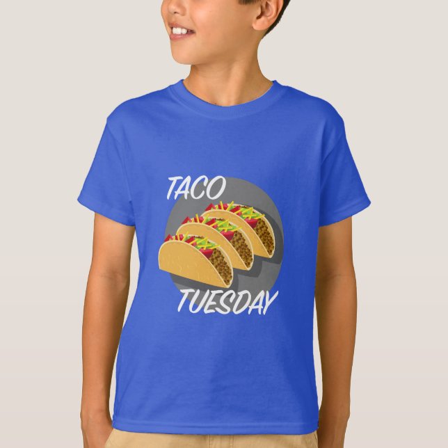 Taco Tuesday Design - Kids' Basic T-Shirt (Front)