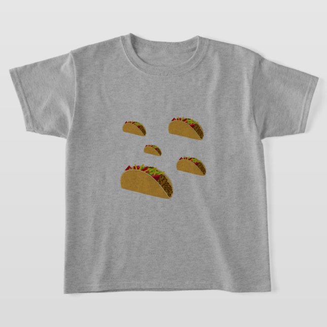 Taco Tuesday Design - Kids' Basic T-Shirt (Laydown)