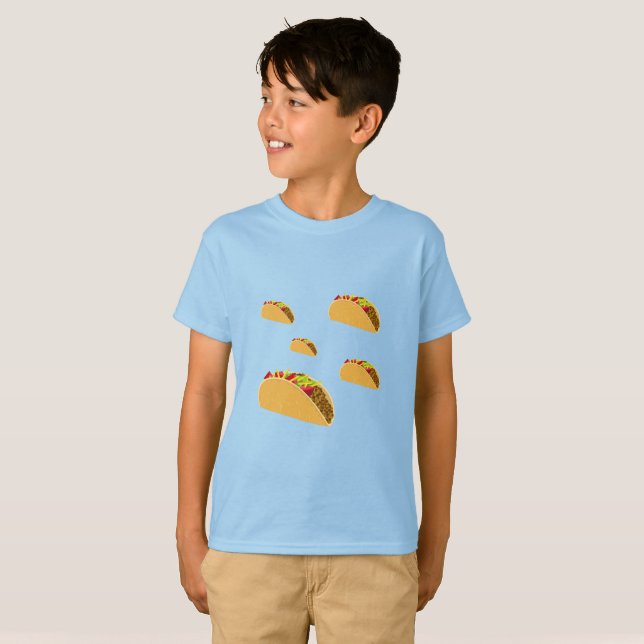 Taco Tuesday Design - Kids' Basic T-Shirt (Front Full)