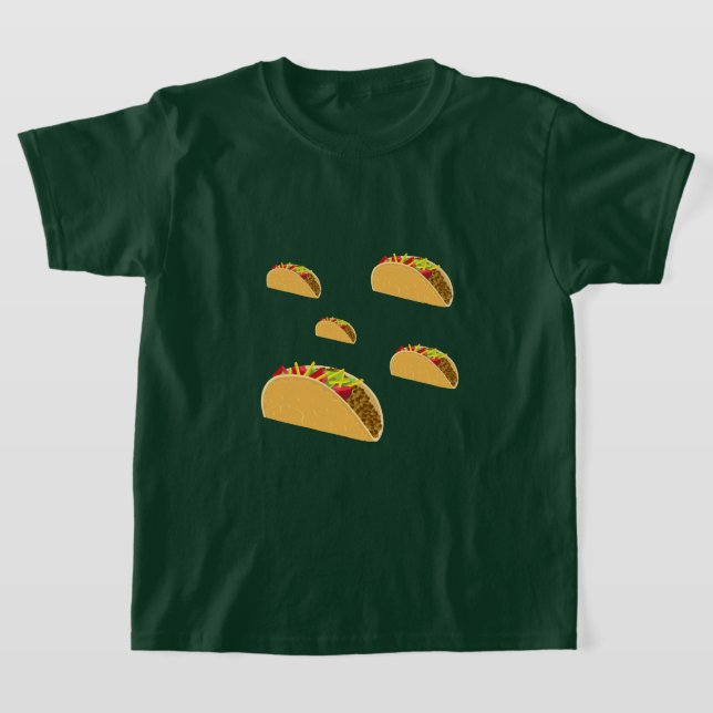 Taco Tuesday Design - Kids' Basic T-Shirt (Laydown)