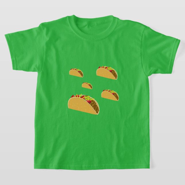 Taco Tuesday Design - Kids' Basic T-Shirt (Laydown)