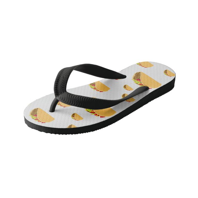 Taco Tuesday Design - Kids Flip Flops (Angled)