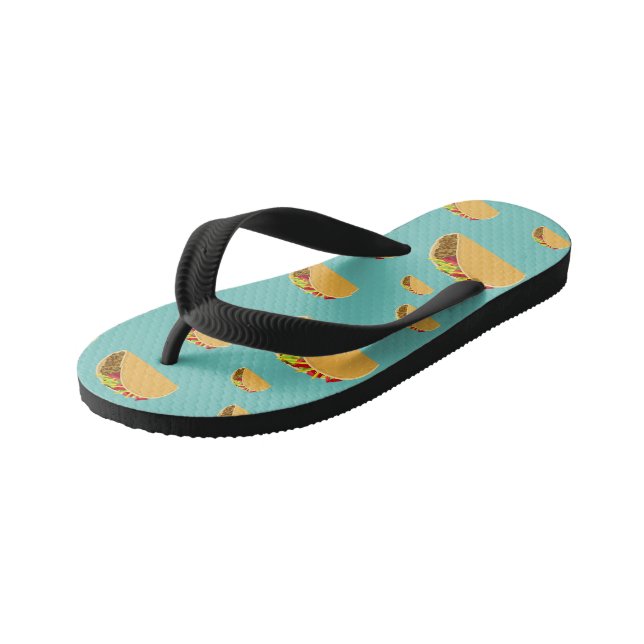 Taco Tuesday Design - Kids Flip Flops (Angled)