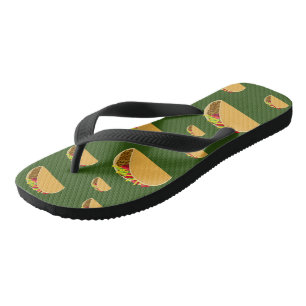 Taco Tuesday Design - Kids Flip Flops