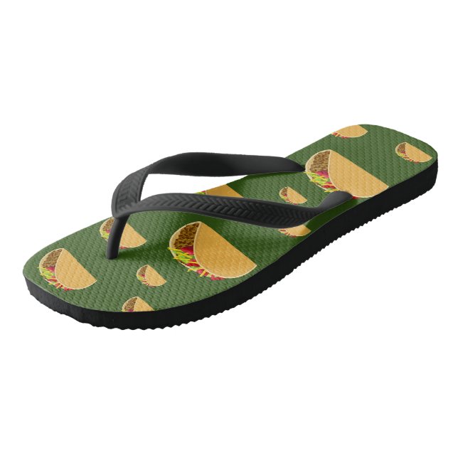 Taco Tuesday Design - Kids Flip Flops (Angled)