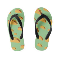 Taco Tuesday Design - Kids Flip Flops