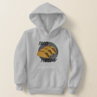 Taco Tuesday Design - Kids' Pullover Hoodie