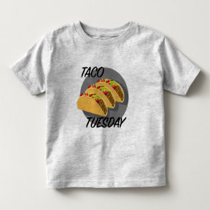 Taco Tuesday Design - Toddler Fine Jersey T-Shirt