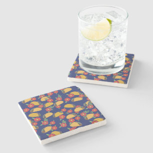 Taco Tuesday Fiesta Stone Coaster