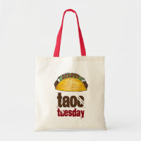 Taco Tuesday Funny Tacos Foodie Tote Bag