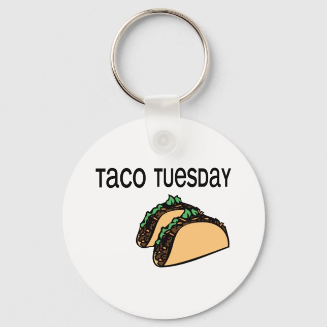 Taco Tuesday Key Ring (Front)