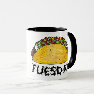 TACO TUESDAY Mexican Tex Mex Food Tacos Foodie Mug