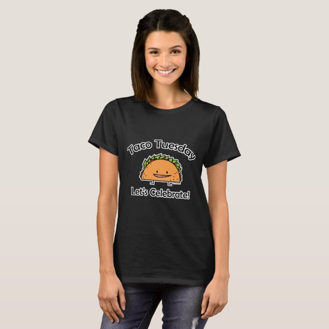 Taco Tuesday shell cheese Mexican food T-Shirt (Front Full)