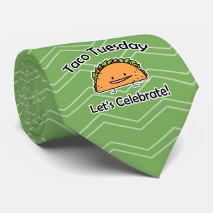 Taco Tuesday shell cheese Mexican food Tie